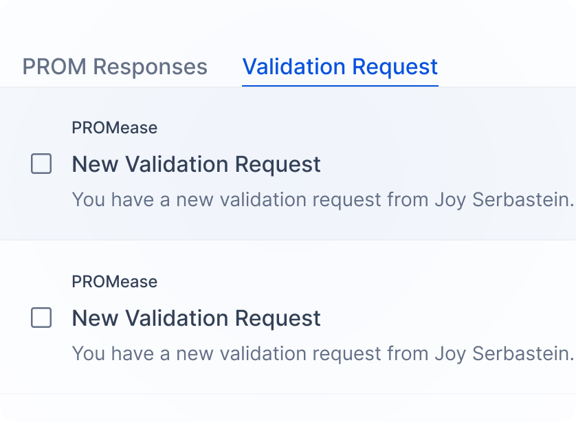 Review patient submissions